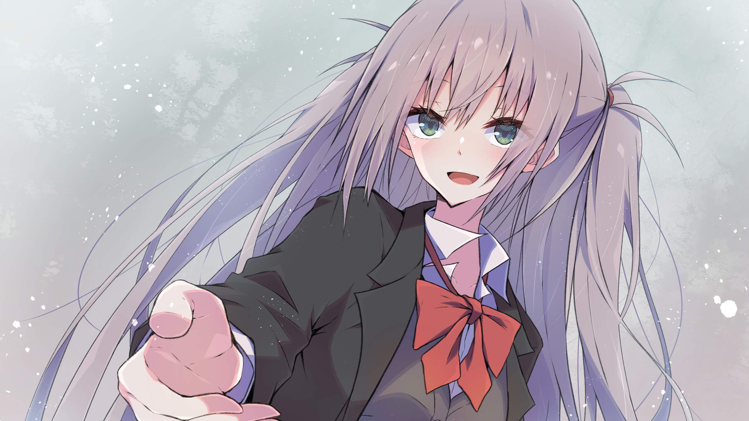 こちらに手を差し伸べる叶奈のイラスト